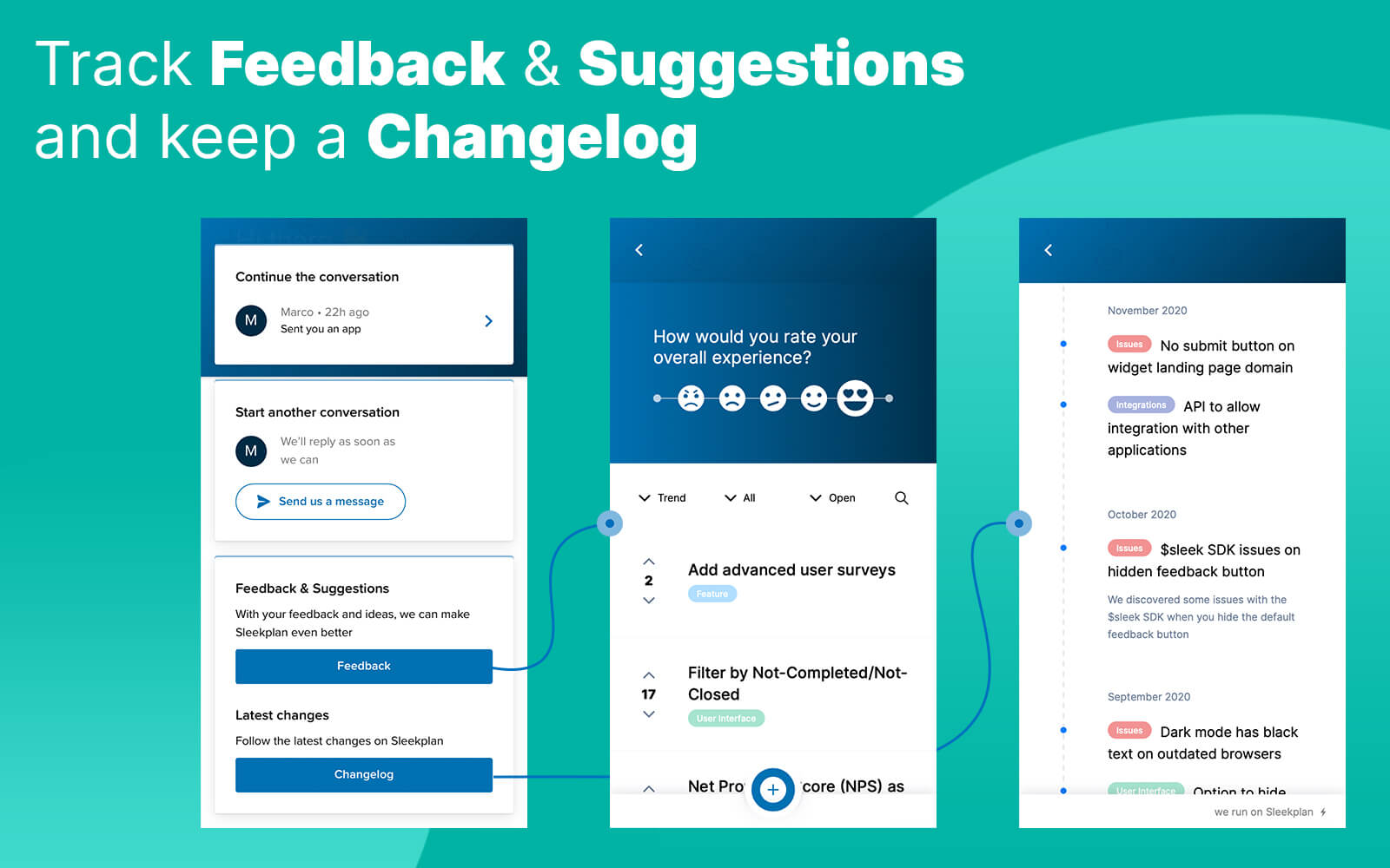 Add a feedback board & changelog to your messenger Add a feedback board & changelog to your messenger