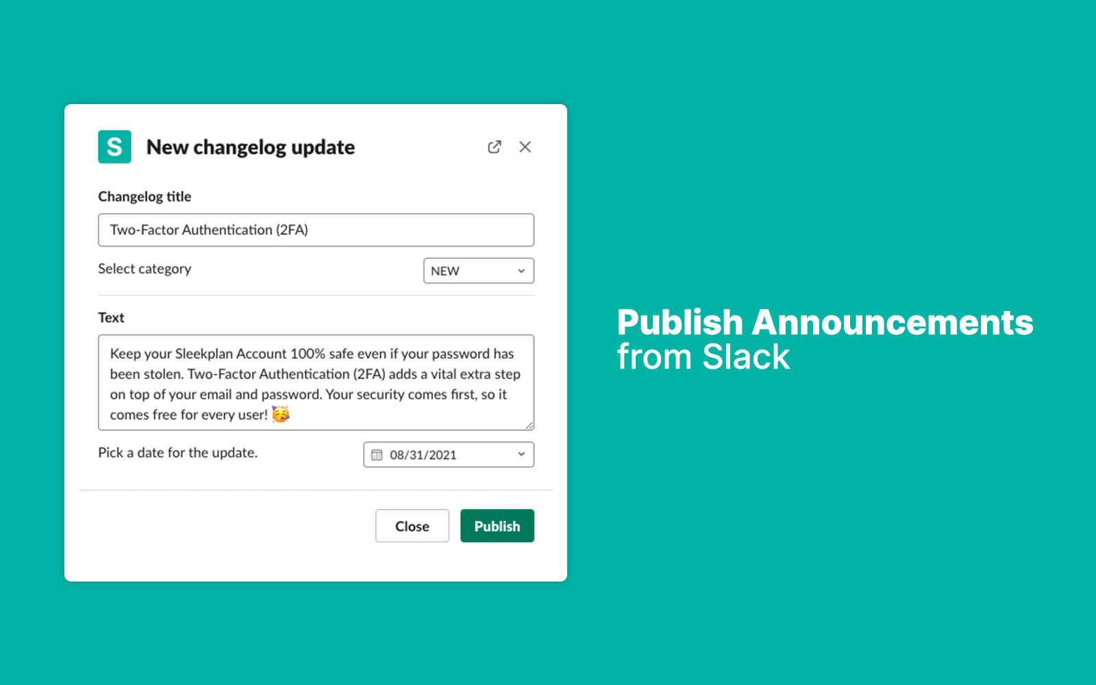 Publish Updates Publish Updates